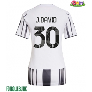 Juventus Jonathan David #30 Hemmatröja Kvinnor 2025-26 Kortärmad